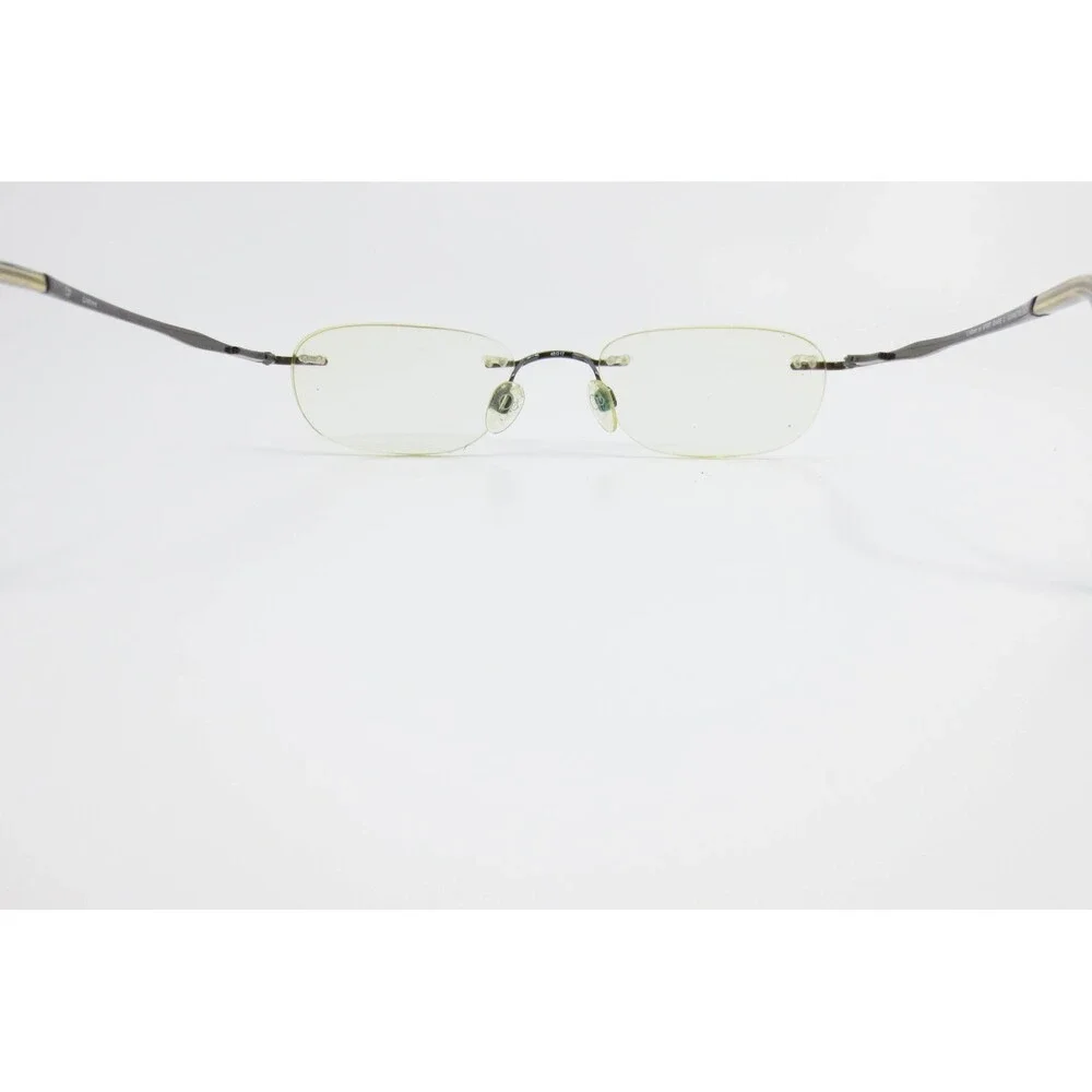 Ocean Pacific OP Eyeglasses Rimless Gunmetal Rectangular Frames L140mm 48-17-140